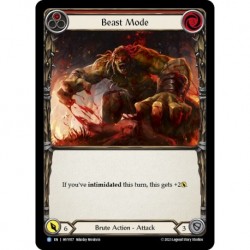 VF - RAINBOW FOIL - Mode Bête (Red) - Flesh And Blood TCG