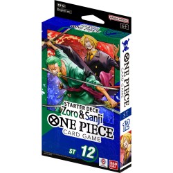 ATTENTION DATE - Zoro and Sanji Starter Deck - ST-12 - One Piece Card Game