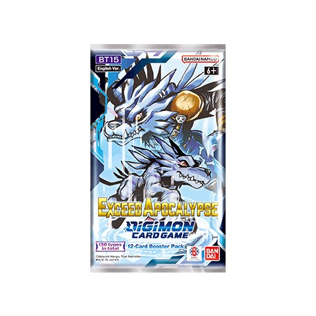 1 Booster Exceed Apocalypse BT15 - DIGIMON CARD GAME