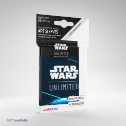 STAR WARS: UNLIMITED - ART SLEEVES - SPACE BLUE - GAMEGENIC