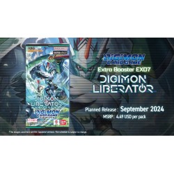 CARTON de 12 Boites de 24 Boosters EX07 Digimon Liberator - DIGIMON CARD GAME