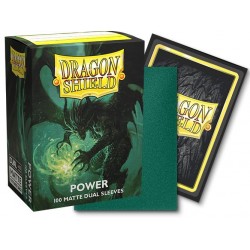 100 Protèges cartes Dual Matte Standard Size - Power - Dragon Shield