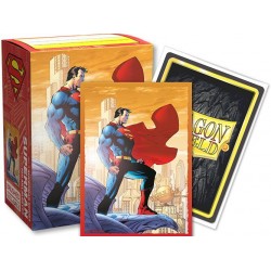 100 Protèges cartes Standard Art - Superman Series - Superman 2 - Dragon Shield