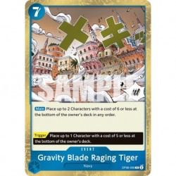 Gravity Blade Raging Tiger - One Piece Card Game