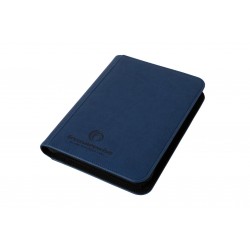 TreasureWise - WiseGuard Mini Zip Binder 4 cases - Bleu