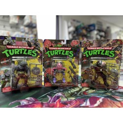 Pack de 3 Figurines Tortues Ninja: Krang - Bebop - Rocksteady