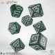 Harry Potter pack dés Slytherin (Serpentard) Modern Dice Set - Green (7)