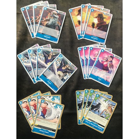 PLAYSET (Collection *4) - UC - Bleu - OP06 - One Piece Card Game
