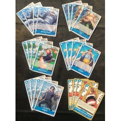 PLAYSET (Collection *4) - C - Bleu OP06 - One Piece Card Game