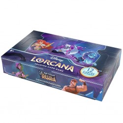 CARTON de 4 BOITES de 24 Boosters Disney Lorcana - Le retour d’Ursula