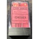 (Boîte abîmée) Chessex Set de 12 dés 6 Gemini (16mm) Noir-Rouge /Or