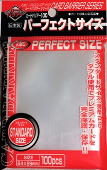 Protège-cartes Pokémon Sleeves x100 KMC Standard Perfect Size Double Protection 