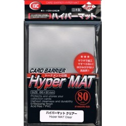 Protèges cartes KMC Hyper Mat - Clear