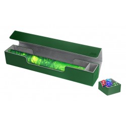 Boite de rangement pour Tapis de jeu et Jetons - Flip´n´Tray Mat Case XenoSkin™ Vert - Ultimate Guard