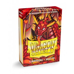 60 Petites Protèges Cartes Taille Jap - Dragon Shield - Matte Crimson