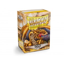 Protèges cartes Dragon Shield MATTE - Gold