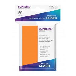 50 Protèges Cartes Supreme UX Sleeves Orange