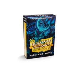 60 Petites Protèges Cartes Taille Jap - Dragon Shield - Night Blue ‘Delphion’