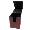 Suede Collection Alcove Flip Deck Box - Ruby- Ultra Pro