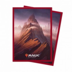 100 Protège-Cartes Magic The Gathering - Unstable Lands Mountain - Montagne