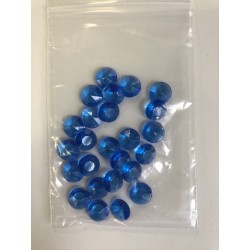 Sachet de 25 Ambres "Diamants" Bleu