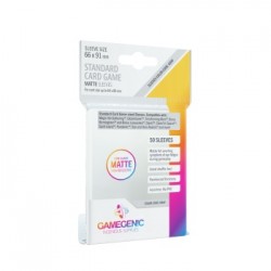 Sachet de 50 protèges cartes Standard 66 x 91 mm - Transparent Matte - Gamegenic