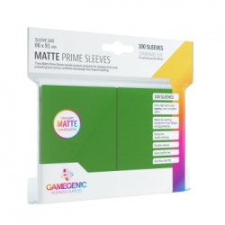Sachet de 100 protèges cartes 66 x 91 mm - Vert Matte Prime - Gamegenic