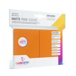 Sachet de 100 protèges cartes 66 x 91 mm - Orange Matte Prime - Gamegenic
