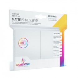 Sachet de 100 protèges cartes 66 x 91 mm - Blanc Matte Prime - Gamegenic