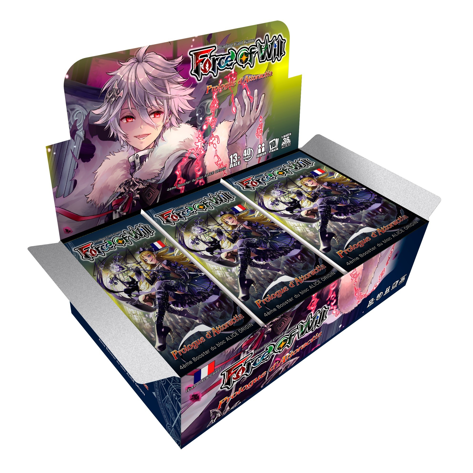 TCG display neuf FR force of will les vents de la lune funeste 36 boosters 