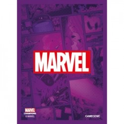 Sacher de 50 protèges carte taille standard Marvel Champions Art Sleeves - Marvel Violet - Gamegenic