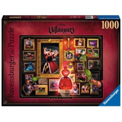 Puzzle Villainous 1000 pièces - La Reine de Coeur