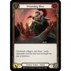 Rainbow Foil Wounding Blow (Red)