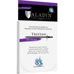 Sachet de 55 protèges cartes Premium Paladin - Tristan - Standard European 59x92mm