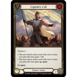 Captain's Call (Red) Regular Flesh And Blood TCG