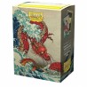 100 Protèges cartes - The Great Wave - Brushed Art Sleeves Dragon Shield