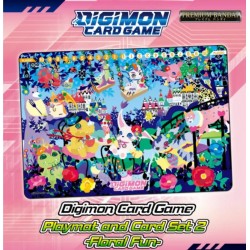 Tapis de Jeu + Set de Cartes 2 Floral Fun PB-09 - Digimon Card Game