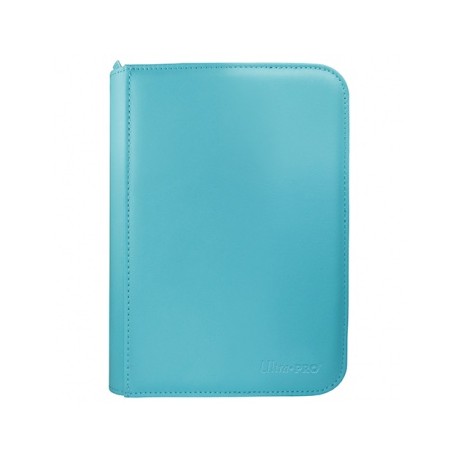 Portfolio zippé 4 cases Vivid - Bleu Clair - Ultra Pro